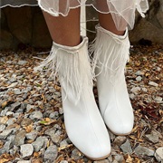 Decorated Boots for Bride