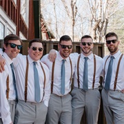Sunglasses on Groomsmen