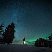 Stargazing in Lapland