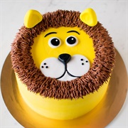 Lion Theme Cake