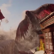 Jafar Uses His Magic to Turn Iago Into a Massive Bird