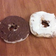 Nutella and Cream Cheese Sandwich