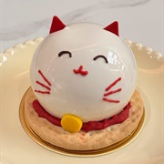 Pistachio Mousse in Cat Dome