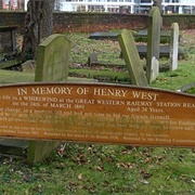 Henry West's Grave