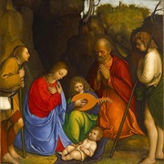 Giovanni Agostino Da Lodi - The Adoration of the Shepherds