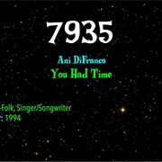 #9382 You Had Time by Ani Difranco