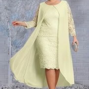 Top Layer Coat Longer Than Dress