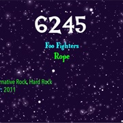 #8965 Rope by the Foo Fighters