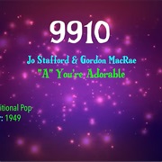 #9958 a You're Adorable by Jo Stafford & Gordon MacRae