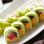 Space-Themed Soy Paper Sushi (Meteor Blaster Soy Paper Sushi)