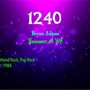 #7578 Summer of 69 by Bryan Adams