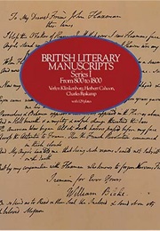 British Literary Manuscripts, Series I: From 800 to 1800 (Verlyn Klinkenborg)