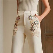 Colored Bead Decor on Pockets