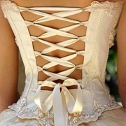 Lacing With Ribbon on Dress