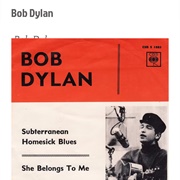 #1 Subterranean Homesick Blues by Bob Dylan