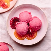 Orange and Pink Food