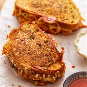 Cheddar Sauce and Teriyaki Sauce Toast