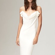 Cowl Neck With Draping off Sides