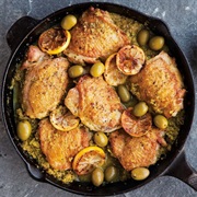 Preserved Lemon and Olive Chicken Tagine