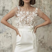 Skirt Flared Out Where Meeting Bodice