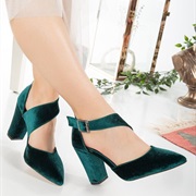 Velvet Wedding Shoes