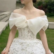 Asymmetrical Off-Shoulder Bow, Bardot Neckline