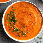 Delicata Squash, Acorn Squash, and Red Bell Pepper Stew