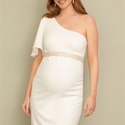 One Short Sleeve on Wedding Dress