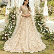 Scalloped Hem Wedding Dress