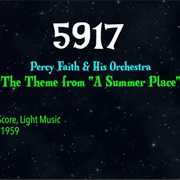 #8909 the Theme From a Summer Place by Percy Faith & His Orchestra