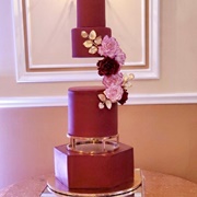 Floating Tier Wedding Cake