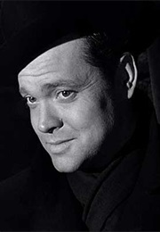 Orson Welles Smiling Enigmatically in the Doorway in the Third Man (1949)