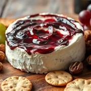 Baked Port Wine Cheese