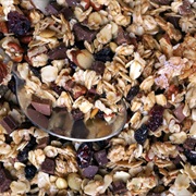 Coffee Chocolate Cranberry Granola