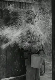 Fake Snow in W.C. Fields' Face: The Fatal Glass of Beer (1933)