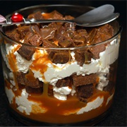 Salted Caramel Rolo Brownie Trifle