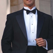 Wingtip Collar Shirt With Tuxedo