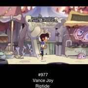 #706 Riptide by Vance Joy