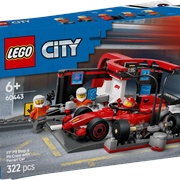 60443 F1 Pit Stop & Pit Crew With Ferrari Car (Formula 1, 2025)