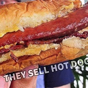 Five Guys Cheese Dog