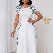 Decoration Only on Sides of Dress