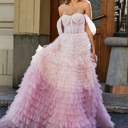 Low-Draped off Shoulder Straps