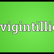 Vigintillion