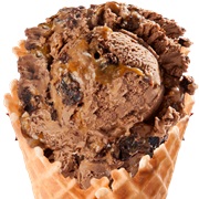 Bruster's Ice Cream Caramel Brownie Batter Ice Cream