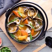 Curried Clam Broth