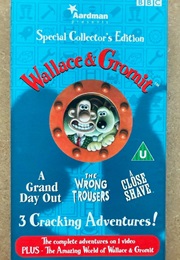 Wallace & Gromit: 3 Cracking Adventures! VHS (2000)
