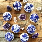 Crushed Purple Candy Cupcake