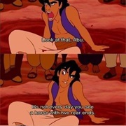 Look at That, Abu! It's Not Every Day You See a Horse With TWO Rear Ends!