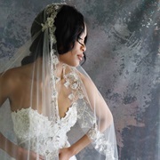 Embroidery on Edge of Veil