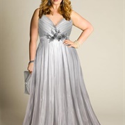 Decoration at Bustline on Dress